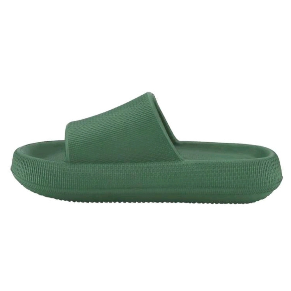 Green Slide Sandals - Picture 5 of 6